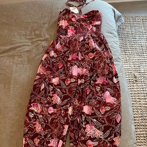 Free People Shoulderless Jumpsuit 🌸🩷